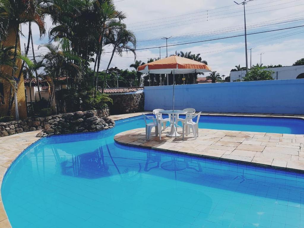 Sobrado Estiloso Com Piscina A 300 M Da Praia 卡拉瓜塔图巴 外观 照片